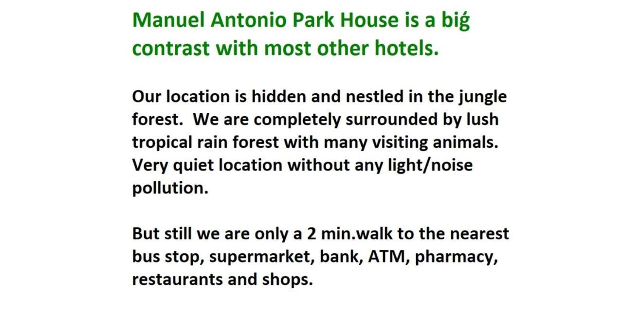 Manuel Antonio Park House - Adults Only Hotel Екстериор снимка